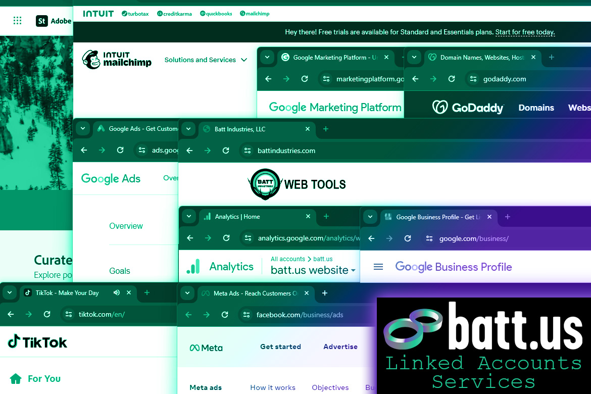 batt.us Marketing Agency Linked Account Services