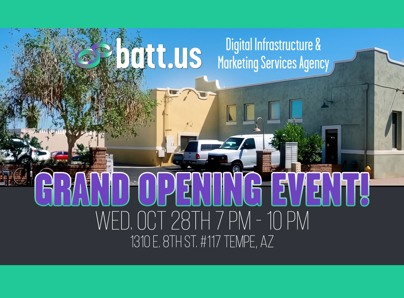 batt marketing agency grand opening event