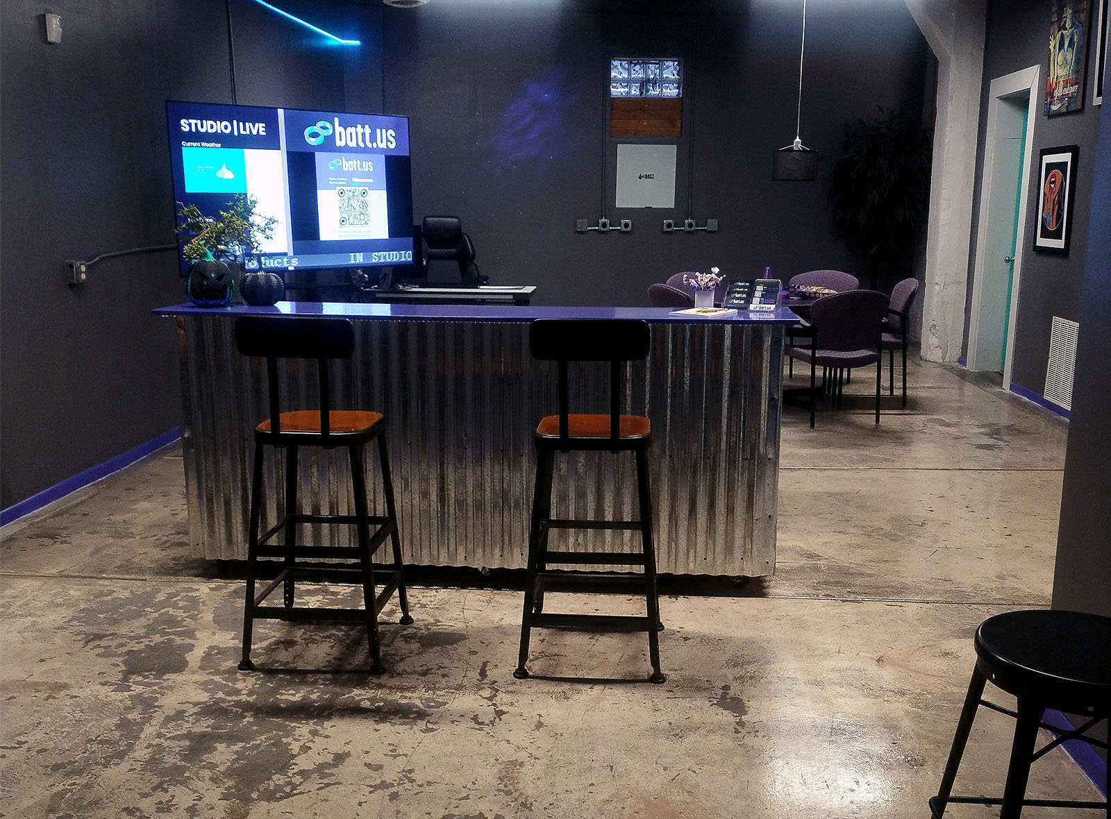 Interior design of marketing agency studio